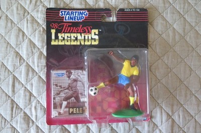 STARTING LINEUP 98 TIMELESS LEGENDS SOCCER FUTBOL PELE BRAZIL NIP VERY RARE