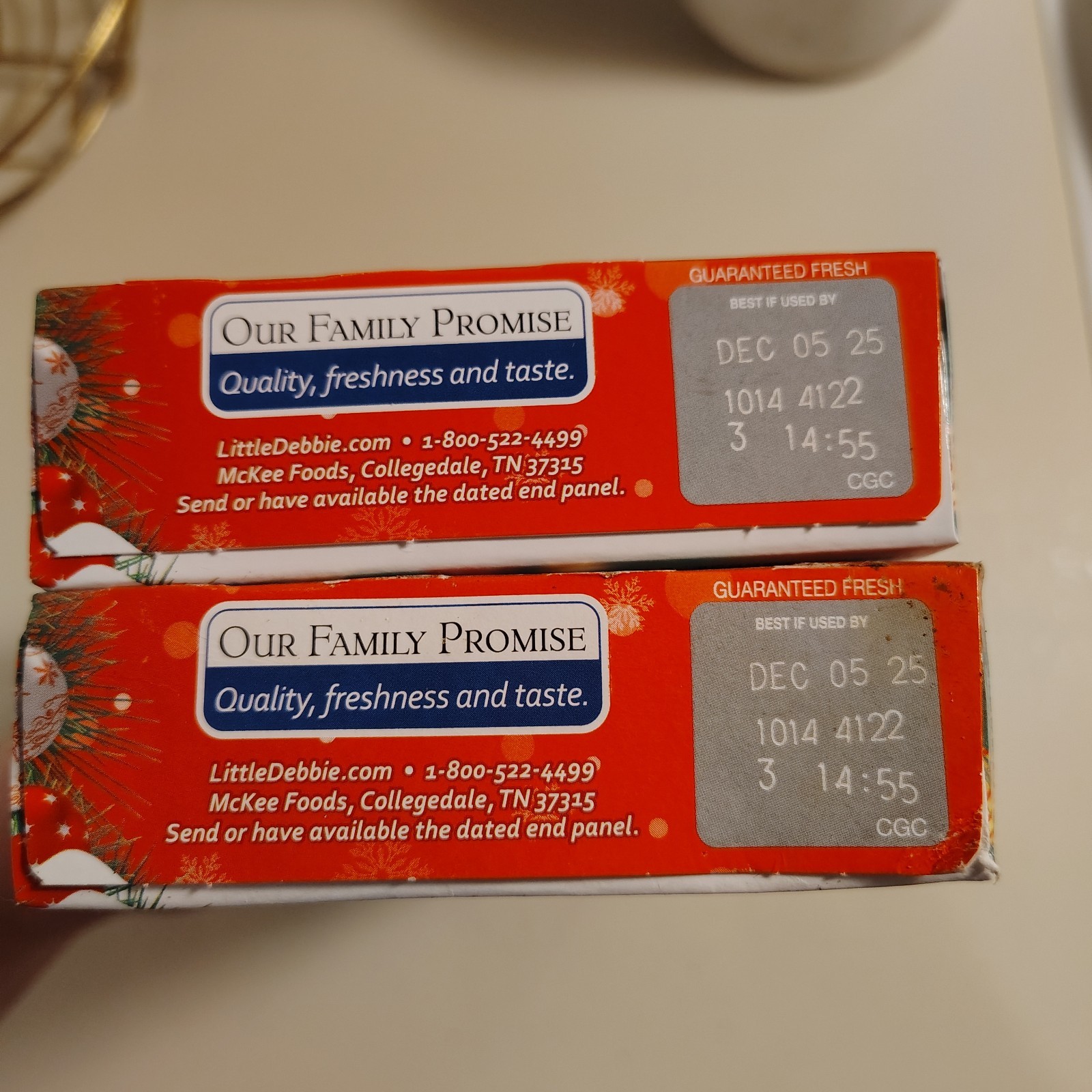 🚨 New Limited Edition Little Debbie Christmas Gingerbread Baked Soft Pastry 6oz