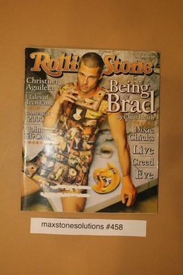 Rolling Stone Magazine October 28 1999 Being Brad Pitt Issue 824