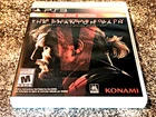 Metal Gear Solid V: Phantom Pain (Sony PlayStation 3, 2015) Like New CIB