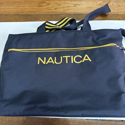 Nautica Blue Overnight Travel Bag. Weekender. Zip Closure. 22x14. M7