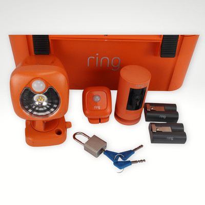 Ring Jobsite Security Case 5F37E9 IP54 Camera Light Batteries PARTS/REPAIR