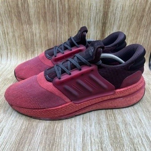 Adidas X_PLRBOOST Para hombres Talla 11 Zapatos para Correr Rojo Borgoña Tecnología Boost Foto 3 de 4