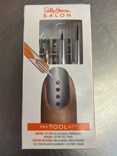 Sally Hansen Nail Salon Pro Tool Kit Nail Art Tools Nail Dotting Tool Stencil