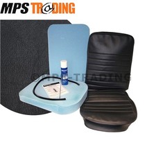 Land Rover Defender 1990on Front Centre Seat Black Vinyl Re-Trim Kit DA5634