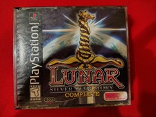 Lunar Silver Star Story Complete PS1 PlayStation 1 4 Disc w/ Manual Book