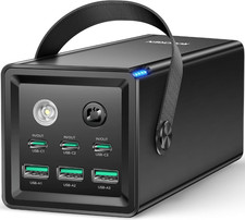 6-Port 50000mAh Portable Power Bank 67.5W USB-C Fast Charge Outdoor Camping