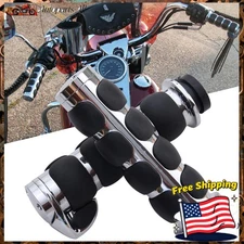 For Harley Road King Softail Electra Glide 1" Motorcycle Handle Bar Hand Grips
