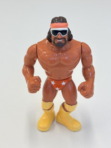 Vintage 1990 WWF Hasbro Macho Man Randy Savage Wre...