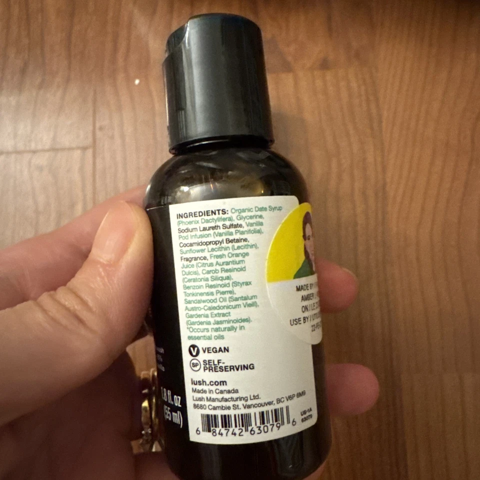 Lot Of 2 Lush Sticky Dates Shower Gel Travel Size 1.8 Oz Each  - Image 4 of 4