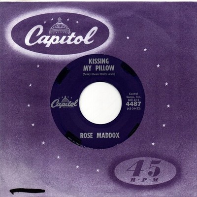 Rose Maddox:Kissing my pillow/I want to live again:US Capitol:1960