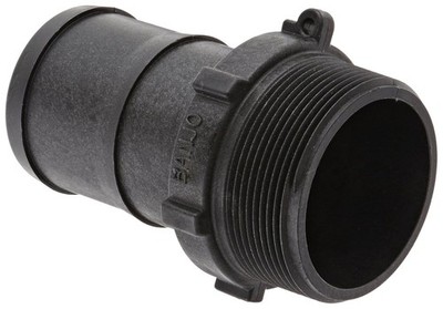 Banjo Poly Hose Fitting Adapter 3'' Male Thread X 3'' Hose Barb - HB300