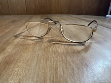 Lux De Paris Frame France Eyeglasses LP10 4922 49-22-145 Gold Semi Rim Vintage