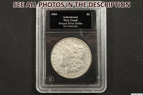 NobleSpirit (RS) 1904  Morgan Silver Dollar VF / XF Extremely Fine