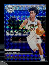 2024-25 Panini Mosaic - Jared McCain #5 - Give And Go - Mosaic Prizm (RC)