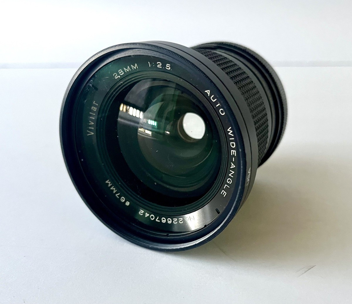 Vivitar Auto Wide-Angle 28mm Camera Lens Auto 67mm