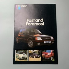 Peugeot Talbot Range Sales Brochure 1985 – 205, 305, 505, Samba & Horizon