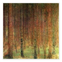 Poster Tannenwald Ii - Gustav Klimt