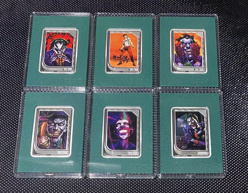 2025 Agoro 💥 The Art of DC Comics Trading Coins 💥 Joker Set of 6
