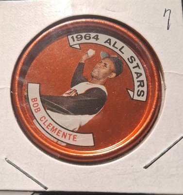 1964 Topps All Stars Coins Bob Clemente Pittsburgh Pirates #150