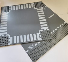 LEGO Pair Of Road Baseplates 32x32 Studs