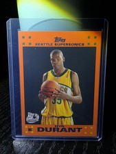 2007-08 Topps - Kevin Durant Rookie Orange Border Seattle Supersonics #2