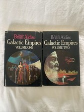 Galactic Empires Volumes 1 and 2 by Brian Aldiss 1976 BCE HC/DJ