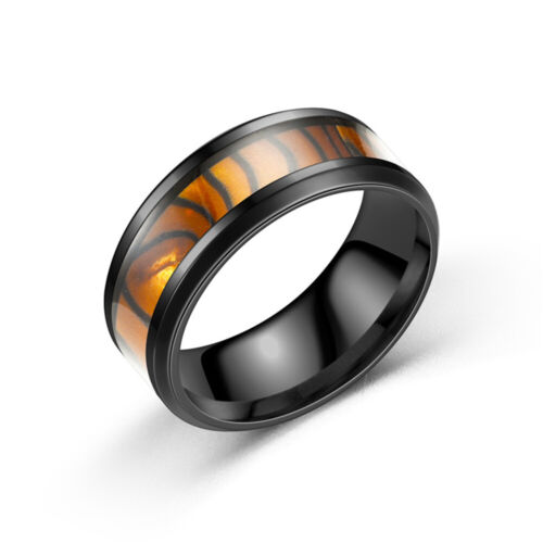 Ringe Herren Titan Stahlband Silber Damen Fashion Dragon Punk Damen+ K - Bild 11 von 18