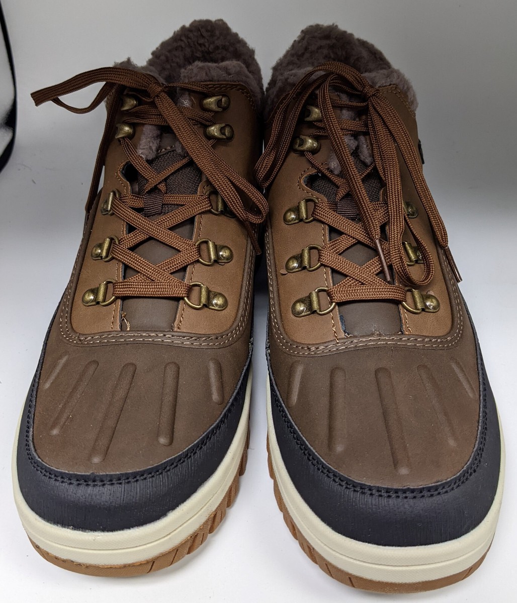 Men\'s Memory Foam Sneaker Boots Waterproof Size:9 Color:Brown/Black. (NWT) Weatherproof Men main image 3