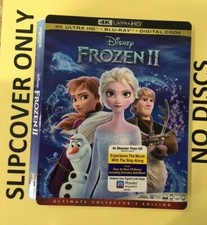 Frozen II 2020 - 4K Blu-ray Slipcover ONLY - NO DISCS
