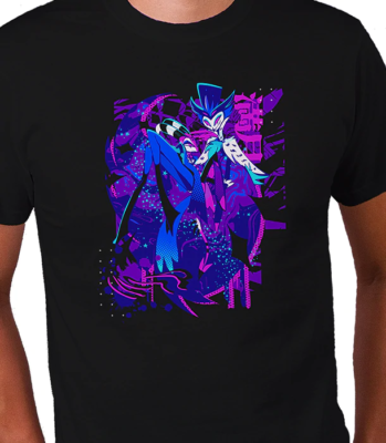 ヘルヴァボス Helluva Boss ブリッツ アクスタ ナゲッツ Tシャツ ヘルヴァボス Helluva Boss ブリッツ アクスタ ナゲッツ Tシャツ