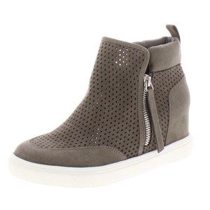 steve madden grey wedge sneakers