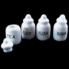 Puppenhaus Puppenstube Küchen Dosen Mehl 1:12 Mini Dosen Tee Miniatur Küche 1:12