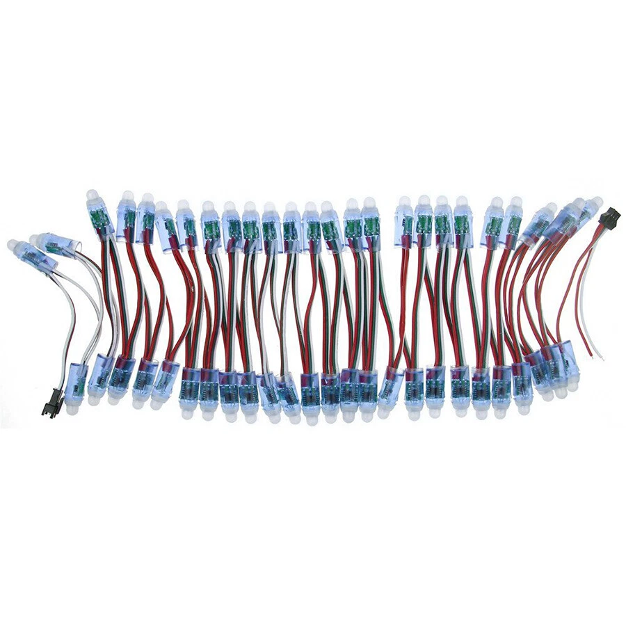 12mm WS2811 Full Color LED Pixel Light Module DC5V IP68 Sign Advertising Lights - Image 2 of 4