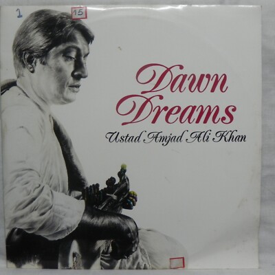 Amjad Ali Khan LP 2 Vinyl Record Set Dawn Dreams Instrumental Classical India NM