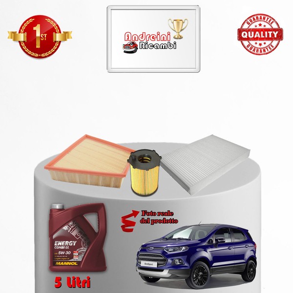Kit Wartung Filter Und ÖL Ford Ecosport 1.5 Tdci 70KW 95CV 2016-image