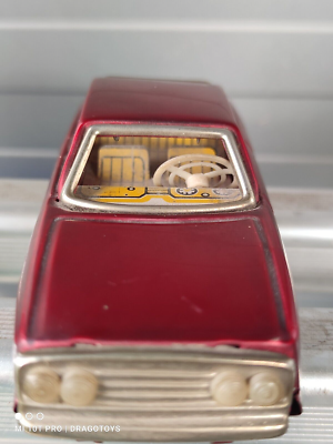 VINTAGE TIN TOY CAR MF 234 FRICTION COUPE RARE RED MODEL MADE IN