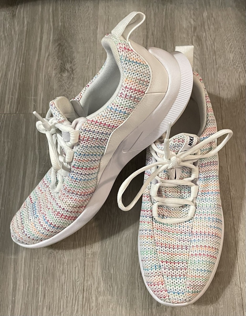Nike Viale Space Dye Rainbow White Sneakers Youth Or Women