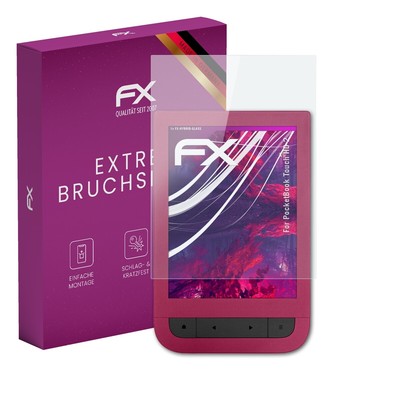 atFoliX Glasfolie für PocketBook Touch HD 2 Displayfolie 9H Schutzpanzer