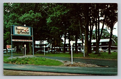 Persian Paradise Resort Motel Eagle River Wisconsin Vintage Unposted