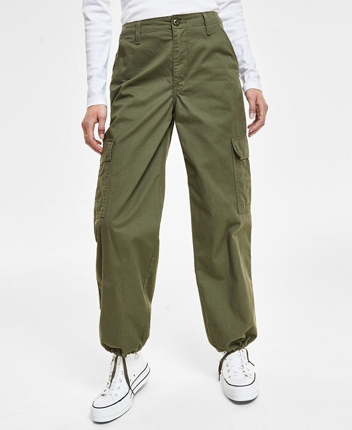 Levi's Women's Size 28 Army Green 94 Baggy High Rise Cargo