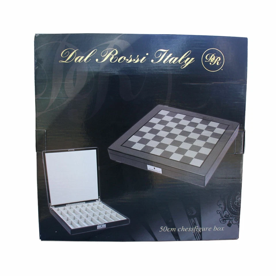 Dal Rossi Italy Mad Max Robot Chess Set pcs with 50cm Carbon Fibre Finish Board - Image 4 of 4