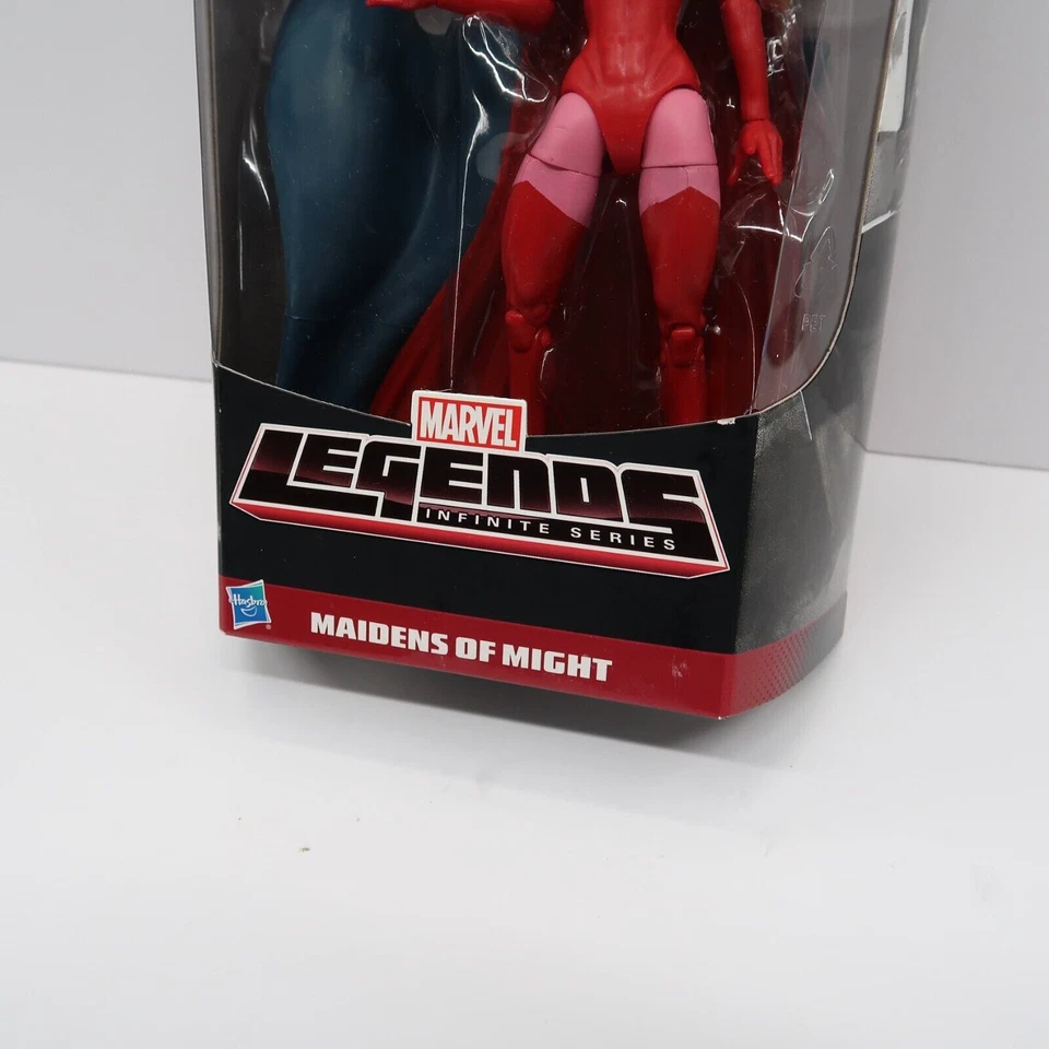 Figura de acción Bruja Escarlata Marvel Legends Doncellas de la Noche Allfather 2015 NUEVO Foto 3 de 4