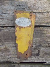 Farmall Cub Ih Tractor Original Right Radiator Side Panel W  Chrome Oval Emblem