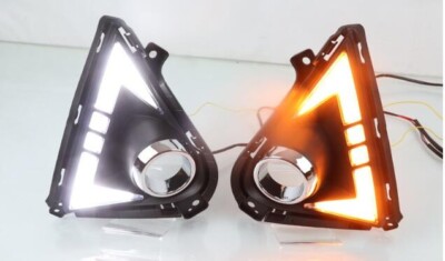Car LED daytime running light DRL Fog lamp for Hyundai Solaris 2021 2022