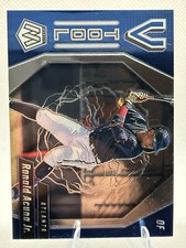2021 Panini Mosaic Ronald Acuna Jr V Tool Insert Card Braves 