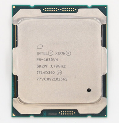 Intel Xeon E5-1630 V4 3.70GHz Quad-Core 10MB LGA 2011-3 Processor P/N: SR2PF