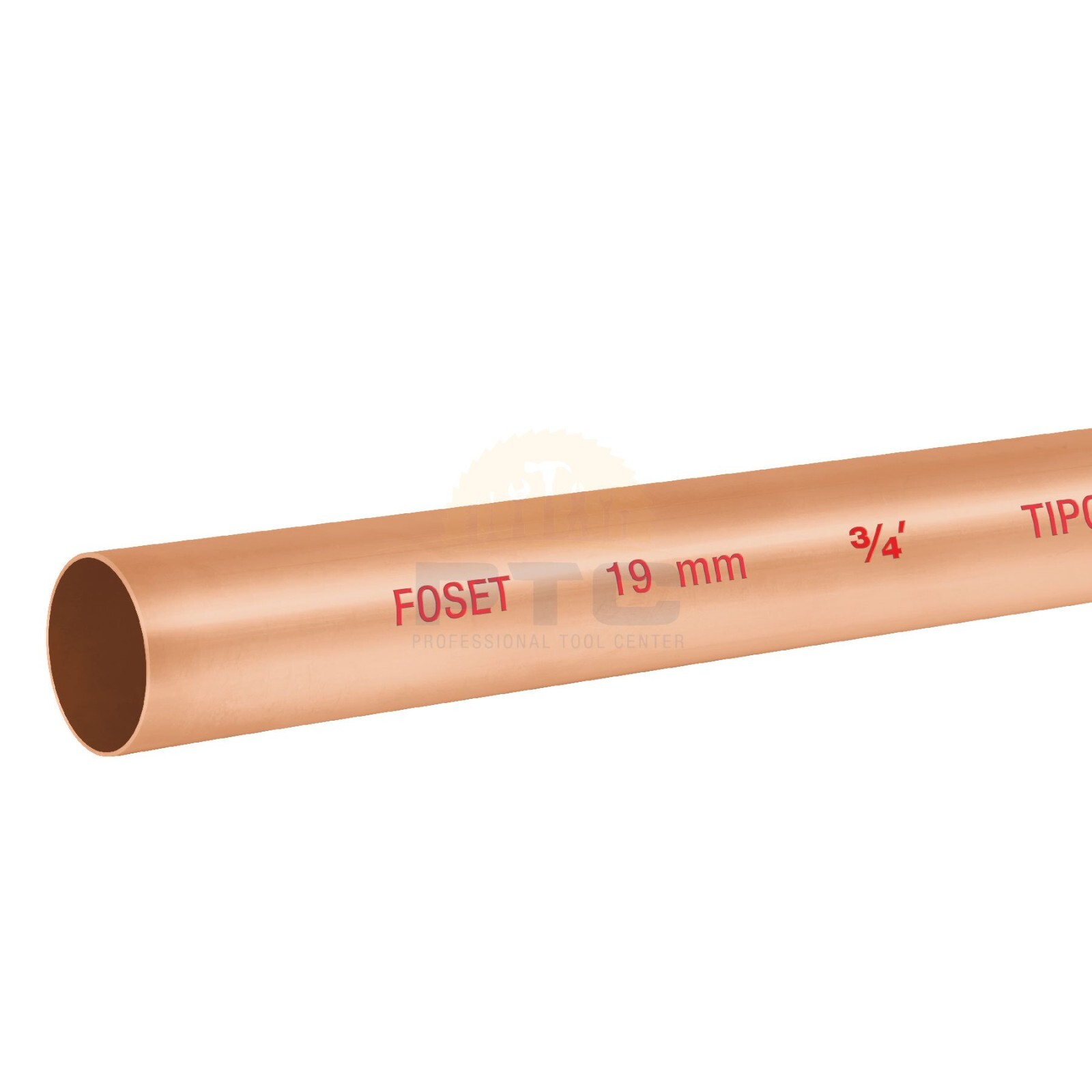 Foset CC-002N 3/4" type "N" copper tube, 3 m