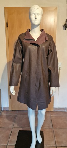 Damen Echtleder Mantel Jacke Yuki Knielang von Cigno Nero mehr als 50% Reduziert - Bild 2 von 4