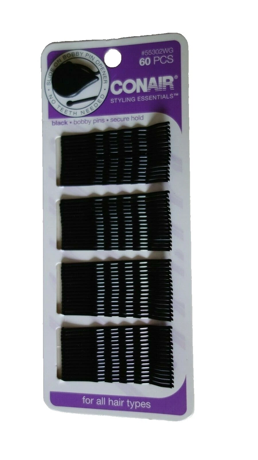 Accesorios Conair Pelo Negro Bobby Pins